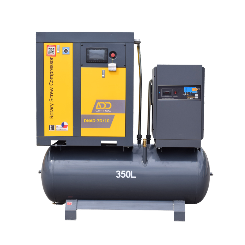 Винтовой комбинированный компрессор DNAD-7D  | 380 кг | 7.5 кВт