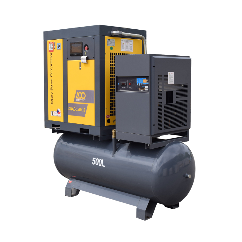 Винтовой комбинированный компрессор DNAD-15D | 505 кг | 15 кВт