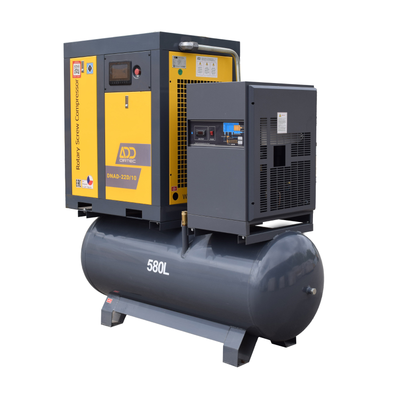 Винтовой комбинированный компрессор DNAD-22D  | 650 кг | 22 кВт