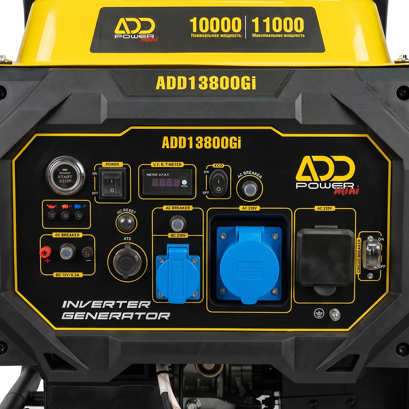 Инверторный бензиновый генератор ADD13800Gi | Бензин (АИ-92) | 89 кг | 11 кВт