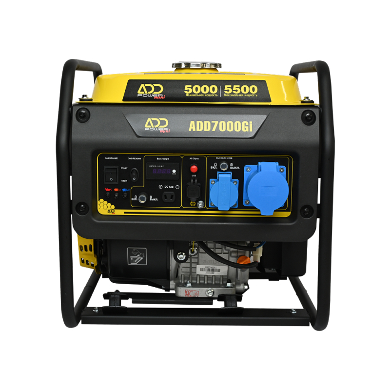 ADD7000Gi | Бензин (АИ-92) | 51 кг | 5.5 кВт