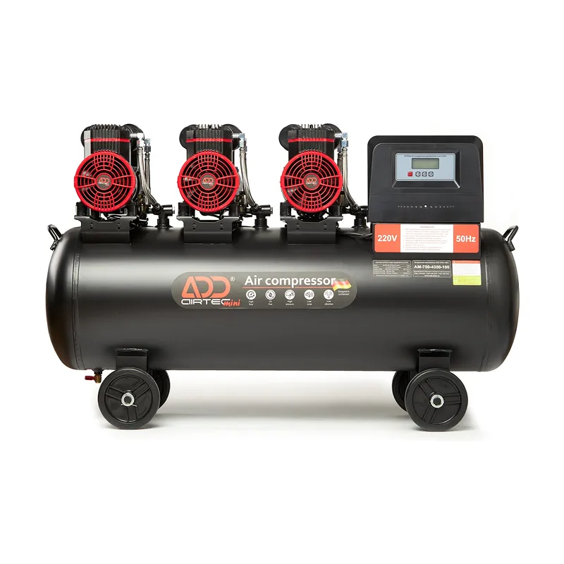 Воздушный компрессор ADD AM-750-4350-100 | 77 кг | 4.35 кВт