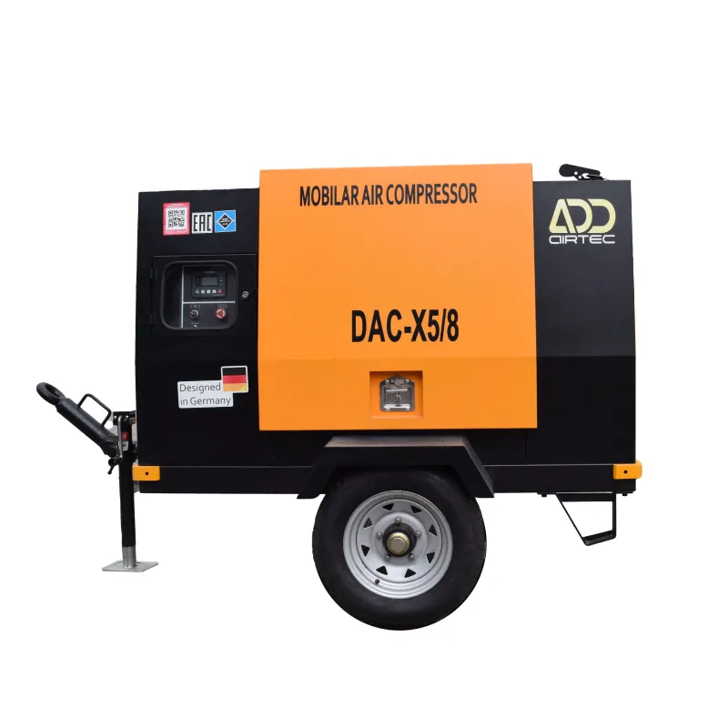 Мобильный винтовой компрессор DAC-X5/8 36,8 кВт