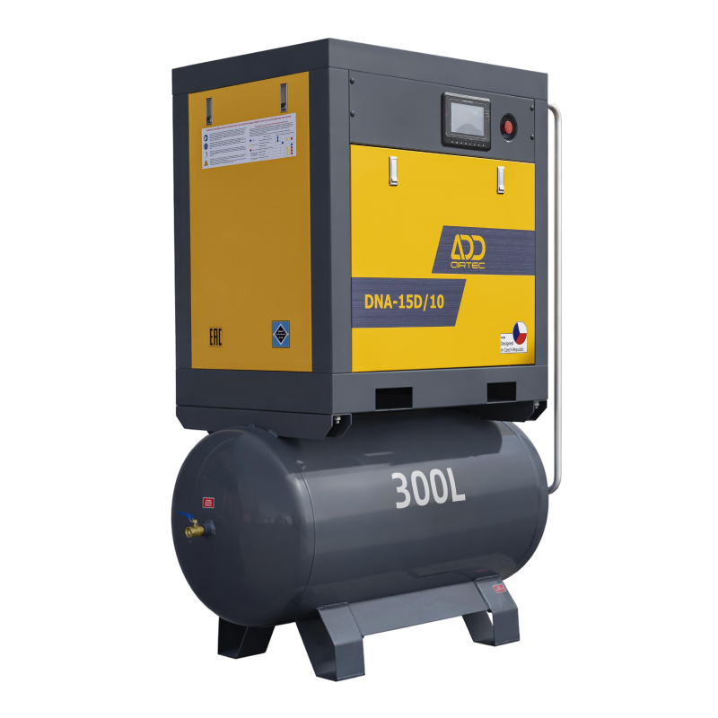 Винтовой комбинированный компрессор DNA-15D | 350 кг | 15 кВт