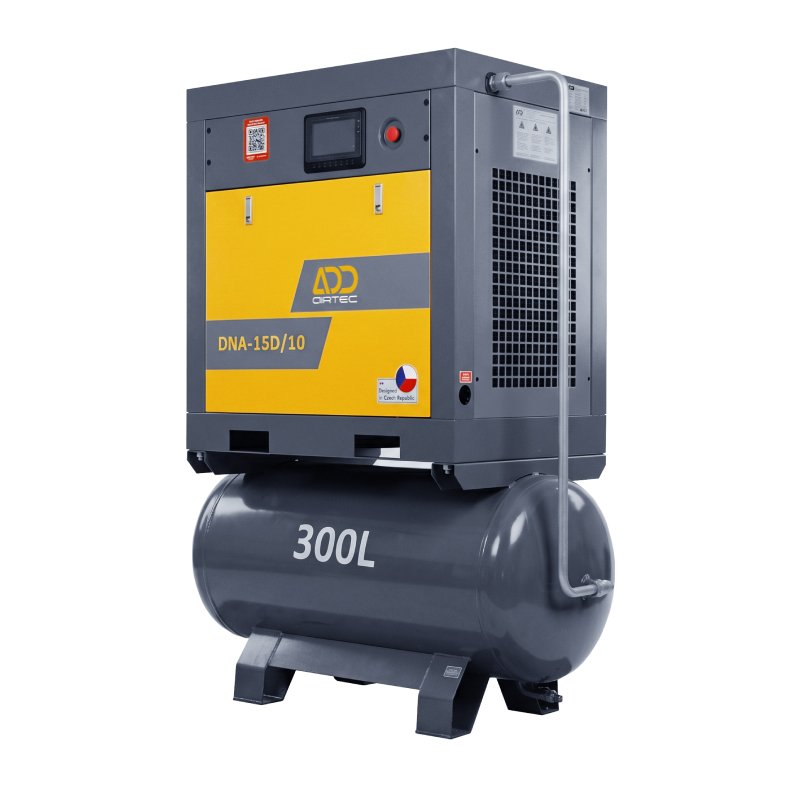 Винтовой комбинированный компрессор DNA-15D | 350 кг | 15 кВт